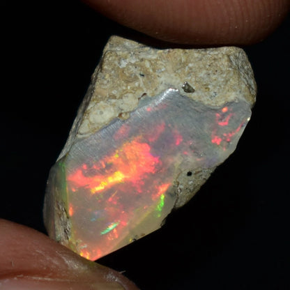 Natural White Opal Rough 8.05 CTS Ethiopian Welo Opal Raw Gemstone For Jewelry
