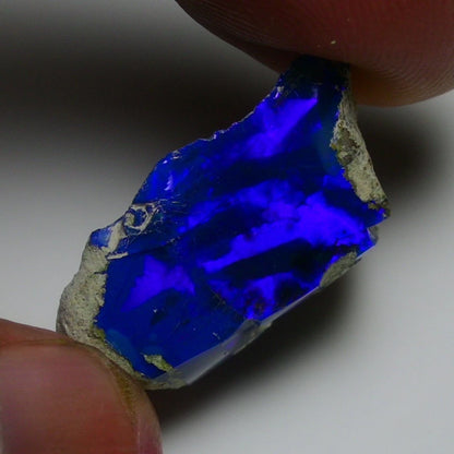 Smooth Black Opal Rough 11 Cts, Natural Ethiopian Welo Opal Raw, Jewelry Grade