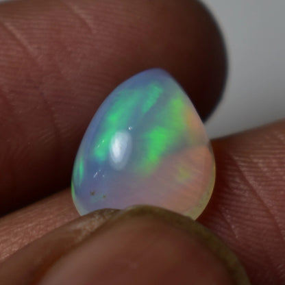 2.95 Cts Natural Ethiopian Opal Cabochon 13X9 MM AAA Grade Welo Opal Fire Opal