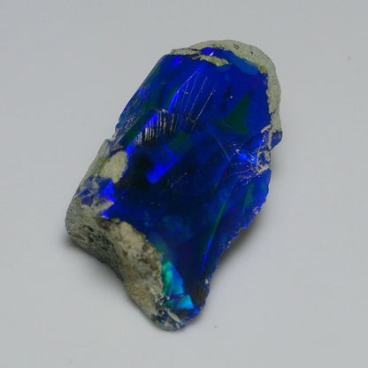 Smooth Black Opal Rough 11 Cts, Natural Ethiopian Welo Opal Raw, Jewelry Grade