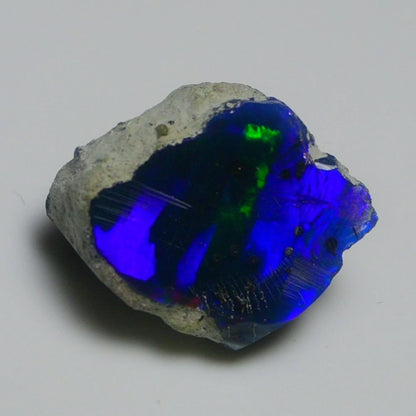 Smooth Black Opal Rough 11 Cts, Natural Ethiopian Welo Opal Raw, Jewelry Grade