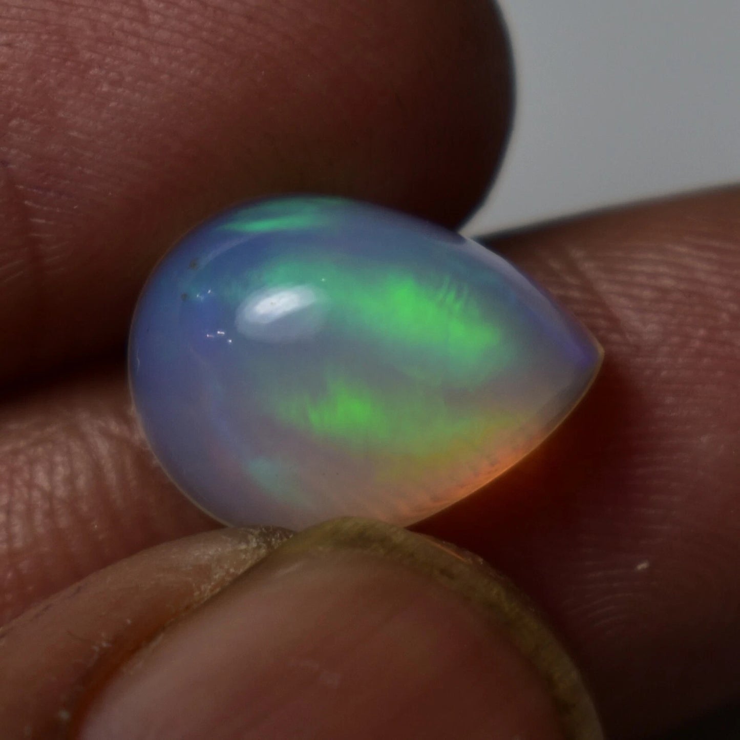 2.95 Cts Natural Ethiopian Opal Cabochon 13X9 MM AAA Grade Welo Opal Fire Opal