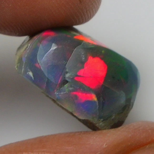 Smooth Black Opal Rough 7.55 Cts Natural Ethiopian Welo Opal Raw, Jewelry Grade
